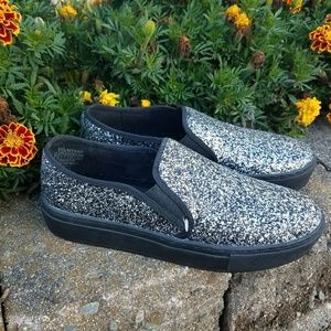 Glitter loafers